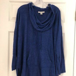 Royal Blue Sejour Cowl-Neck Tunic